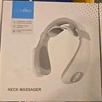 Cunmiso Neck Massager, Tens-muscle Stimulator Remote Control White. Fixed Price $22.45.