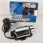 Vintage Oster Imperial 2-INTENSITY Swedish-style Massager Model 138-11A W/ Box. Fixed Price $27.99.