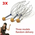 3PC Octopus Scalp Massager Claw Manual Head (random Color) New. Fixed Price $8.95.