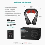 Nekteck Shiatsu Neck Massager With Heat For Pain Relief Deep Tissue, 2026 Upgra. Fixed Price $17.00.