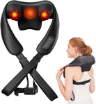 Cordless Shiatsu Neck Massager With Heat For Pain Relief - Home & Car Use. Fixed Price $83.99.