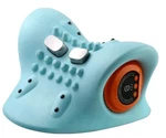 Electric Neck Massager 2026 Heated Shiatsu Remote Control Blue Orange. Fixed Price $45.00.