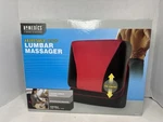 Homedics Lumbar Massager Adjustable Height Model #LUV-200 Factory Sealed. Fixed Price $39.99.
