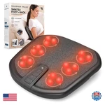 Sharper Image Shiatsu Foot Back Massager Heat Washable Cover Portable Kneading. Fixed Price $116.14.