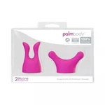 Palm Power Massager Silicone Attachments Heads Body (set Of 2) Pink. Fixed Price $23.97.