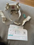 Skg H7 Ultra Neck & Shoulder Massager Heated Cordless Rechargeable Gold White. Fixed Price $45.00.