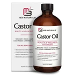 M3 Pure Hexane-free Cold Pressed Castor Oil 500ML Glass Bottle For Hair. Fixed Price $22.81.