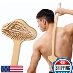 Nurender Oversized Back Scratcher 22" Bamboo Curved Handle Wide Cloud Head. Fixed Price $42.01.