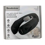 Brookstone Ems Neck Relief Pro+ Cordless Massager 12 Modes 15 Levels Nodes New. Fixed Price $27.99.