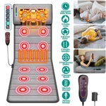 Electric Heated Massage Mat Full Body Back Vibration Pad Cushion. Fixed Price $53.64.