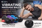 Lifepro Vibrating Massage Ball Velocity Peanut & Agility 4 Speed New. Fixed Price $39.95.