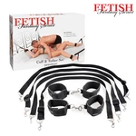 Fetish Fantasy & Tether Set - Bdsm Bed Handcuffs Ankle Braces Kit. Fixed Price $41.76.
