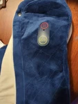 Prevari Heated Vibrating Massage Wrap Blue Quilted Electric Pain Relief. Fixed Price $39.99.