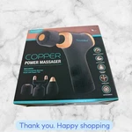 Nuvomed Copper Power Massager & 3 Interchangeable Heads Tips New. Fixed Price $25.00.