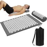 Xiaomage Acupressure Mat And Pillow With Bag - Large 3 Piece Set, Gray. Fixed Price $40.66.