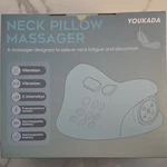 Youkada Neck Pillow Massager Green Cordless Vibrating Acupuncture 150MIN. Fixed Price $36.99.