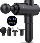 Massage Gun Deep Tissue 20 Speeds 4 Heads Muscle Recovery Portable 1.28LB. Fixed Price $28.76.