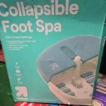 Up & Collapsible Foot Spa 3 Heat Settings With Wireless Remote. Fixed Price $39.00.