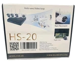 Helios Hi-fi HS-20 Home Security System 4 Cameras & Receiver Nib Hd Wireless Kit. Fixed Price $99.99.