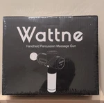 Wattne W1 Handheld Percussion Massage Gun Lcd Touch Display 20 Speed 5 Heads. Fixed Price $65.50.