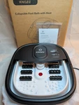 Knqze SPA10 Foot Bath Massager Heat Bubbles Full Rollers New. Fixed Price $47.49.