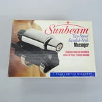 Sunbeam Massager Two Speed Swedish-style # 1857-1 With Box. Fixed Price $24.95.