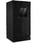 Portable Sauna Box With 3L/1200W Fast-heat Steamer And 15-LEVEL Temperatur. Fixed Price $145.04.