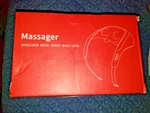 Neck Shoulder Waist Back Legs Massager Kneading Grasping Ivory. Fixed Price $34.99.