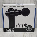 Home Essentials Percussion Body Massager Device Spa 4 Speeds Black. Fixed Price $19.90.