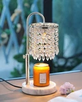 Candle Lamp Warmer With Marble Base For Adjustable Height Crystal. Fixed Price $70.62.