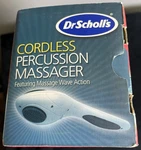 Dr. Scholl's Percussion Massager Cordless With Wave Action & Heat White. Fixed Price $27.77.