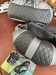 Resteck Shiatsu Massager For Neck And Back With Heat, Adjustable Levels Euc. Fixed Price $24.00.