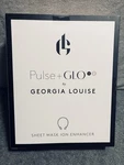 Nib Georgia Louise Pulse+glo Sheet Mask Lon Enhancer Authentic New/sealed Out. Fixed Price $38.95.