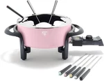 Greenlife 14 Cup Electric Fondue 3QT Party Set With 8 Forks, Pink. Fixed Price $86.74.
