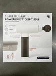Sharper Image Powerboost Deep Tissue Pro Massage Gun With 5 Attachments Sealed !. Fixed Price $99.99.