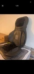 Comfier Shiatsu Massage Cushion For Neck & Back W/ Heat Remote, Gray. Fixed Price $80.00.