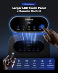 Knqze Foot Massager With Heat And Remote Shiatsu Fits Up To Men Size 12 - Black. Fixed Price $81.90.