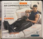 Sharper Image Air Compression Boots - Size Large X (inseam 29" 34"). Fixed Price $80.00.