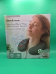 Brookstone Weighted Neck Wrap With Wireless Speaker Eucalyptus Infused Salt. Fixed Price $20.00.