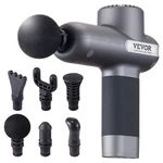 Vevor Gun Deep Tissue Percussion Muscle Massager With 5 Speeds 6 Heads. Fixed Price $52.16.