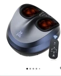 Bob And Brad Foot Massager Kneading Shiatsu Air Compression Heat Remote Gray. Fixed Price $95.00.