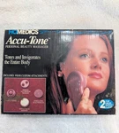 Homedics Accu-tone Handheld Vibrating Massager Personal Beauty 4 Heads Pink Vtg. Fixed Price $79.99.