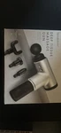 Brookstone Deep Tissue Massage Gun W/ 4 Attachments Rechargeable. Fixed Price $25.99.