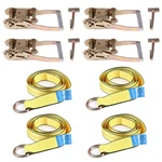 Lasso Wheel Lift Straps 2" Ratchet 4PCS J Finger W/hook Towing Tie. Fixed Price $55.59.