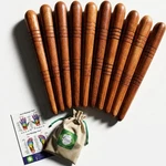 Lungcha Thai Traditional Wooden For Foot Massage Stick Tool Reflexology (set .... Fixed Price $31.67.