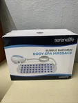 Serenelife Bubble Bath Mat Body Massage Portable Waterproof PHSPAMT22. Fixed Price $60.00.