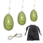 Thinngen Yoni 3PCS Kegel Eggs, Ben Wa Balls For Women, Jade Green. Fixed Price $11.94.