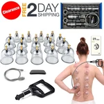 Juego De 19 Ventosas Para Masaje Muscular Espalda Kit Con Bomba Suction Cups. Fixed Price $27.99.