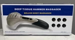 Deep Tissue Hammer Massager EM013 Deluxe Full Body Multi Attachments Euc. Fixed Price $29.99.