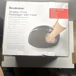 Brookstone Shiatsu Heated Foot Massager Air Compression Compact Portable. Fixed Price $49.98.